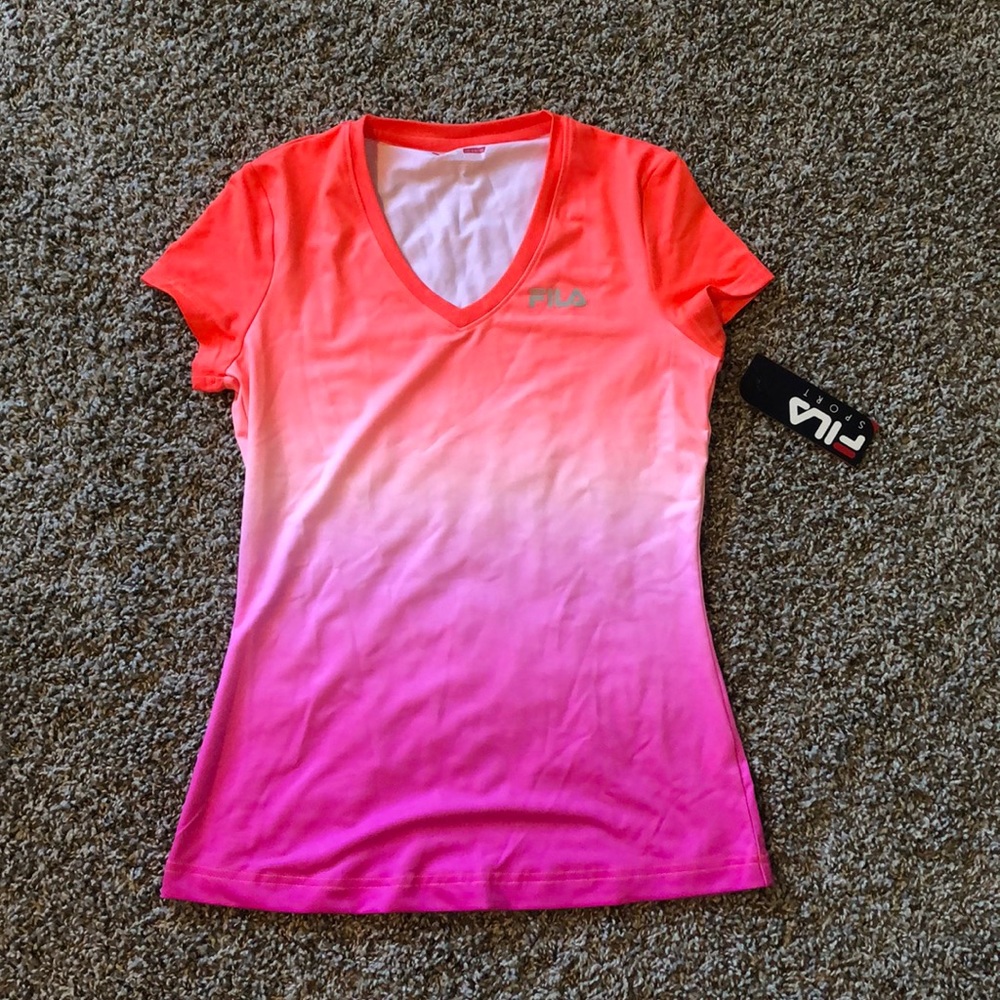Fila moisture wicking workout shirt